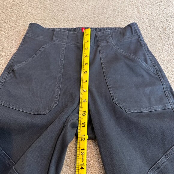 SPANX Stretch Twill Cargo Jogger Washed Black Gray Pull On Boho SMALL #20319R - Picture 10 of 15